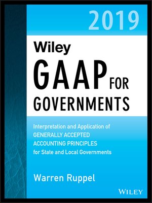 cover image of Wiley GAAP for Governments 2019